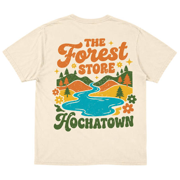 The Forest Store Hochatown Lake Tee - Ivory