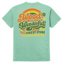 Wood is Wonderful River Tee - Chalky Mint-1