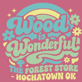 Wood is Wonderful River Tee - Crunchberry - 0