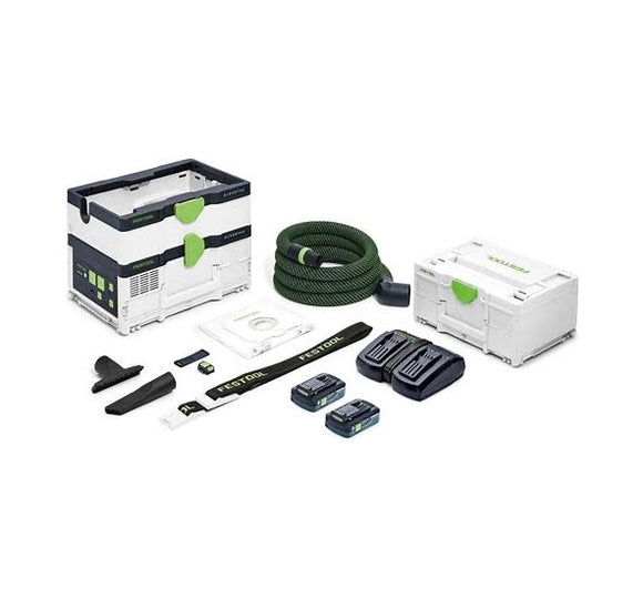 Festool 577506 CTC MIDI I Cordless 36V Mobile HEPA Dust Extractor PLUS 5.2Ah Kit