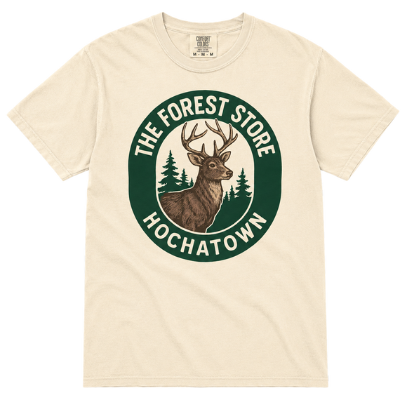 The Forest Store Hochatown Deer Tee - Ivory
