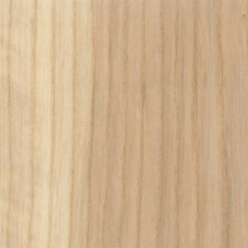 Close-up view of a piece of white ash lumber displaying its wood grain.