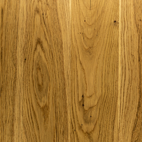 Close-up view of a piece of white oak lumber displaying its wood grain.