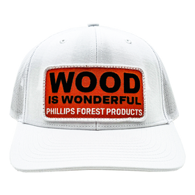 Wood Is Wonderful White Richardson Trucker Hat - 0