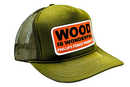 Wood Is Wonderful Olive Green Otto Trucker Hat-1