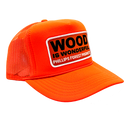 Wood Is Wonderful Neon Orange Otto Trucker Hat-1