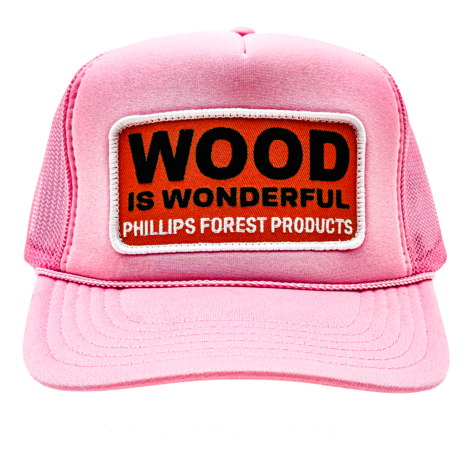 Wood is Wonderful Light Pink Hat - 0