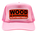 Wood is Wonderful Light Pink Hat
