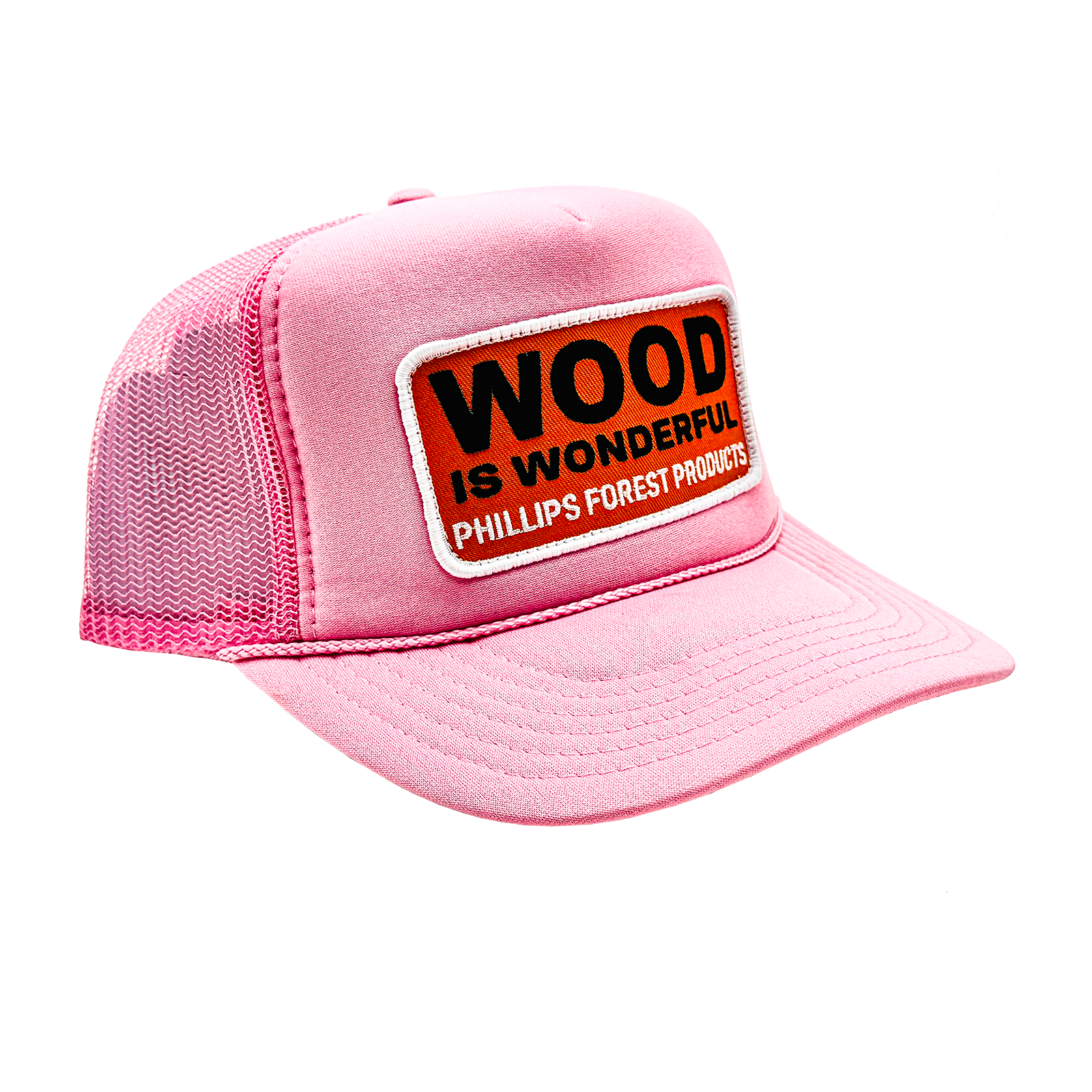 Wood is Wonderful Light Pink Hat