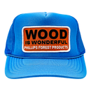 Wood Is Wonderful Baby Blue Otto Trucker Patch Hat-2