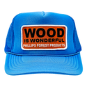 Wood Is Wonderful Baby Blue Otto Trucker Patch Hat
