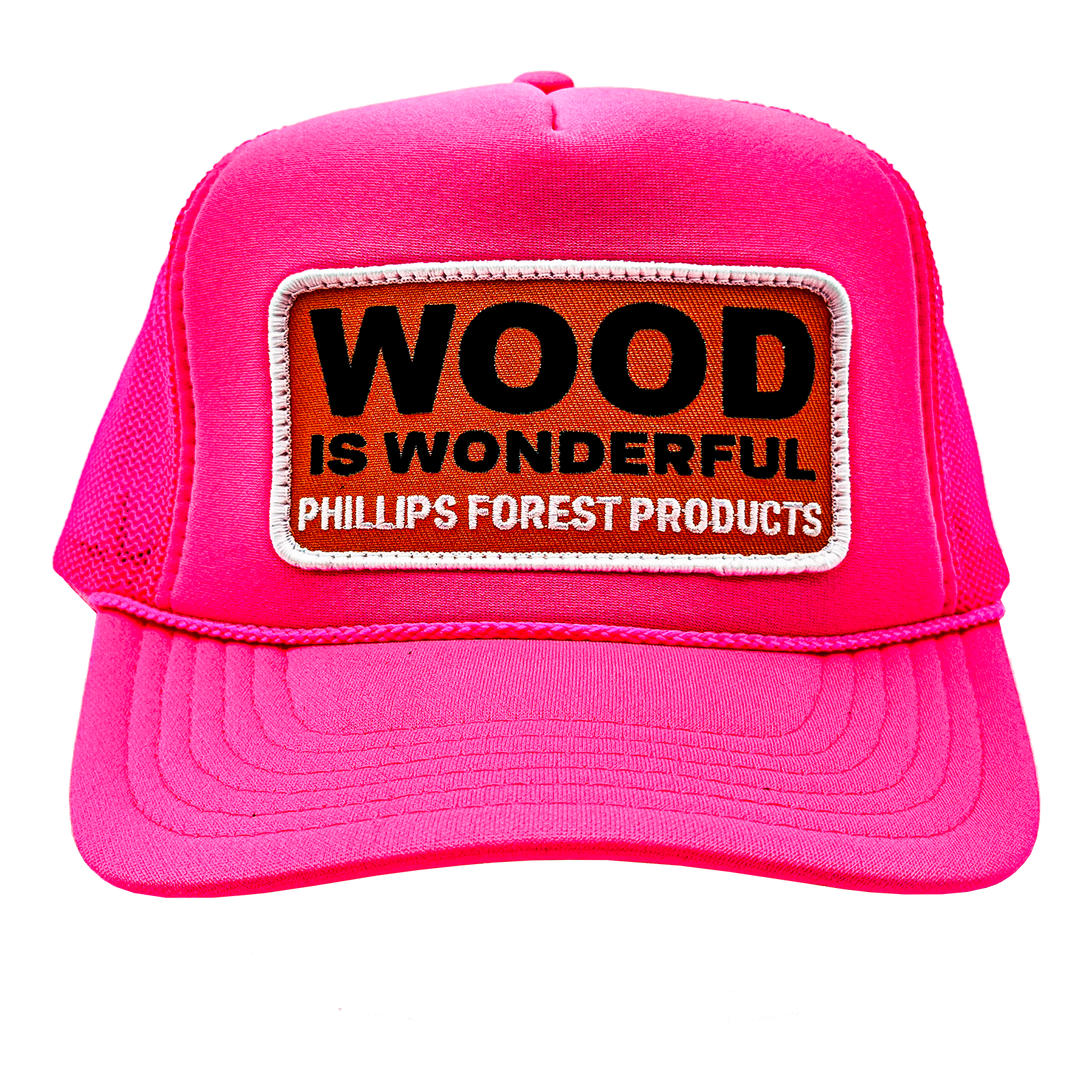 Wood is Wonderful Hot Pink Hat - 0