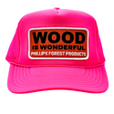 Wood is Wonderful Hot Pink Hat