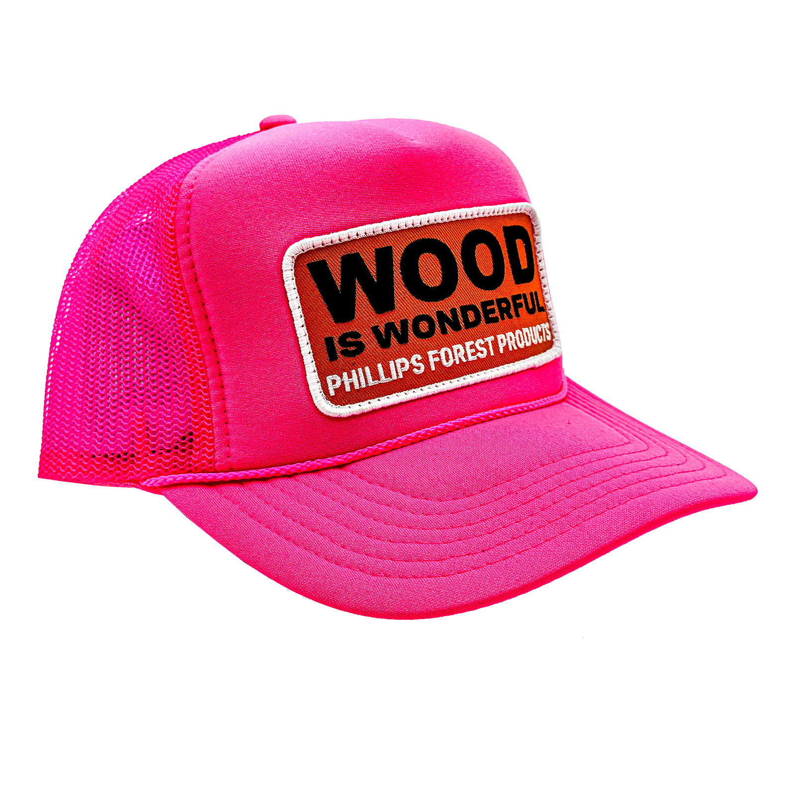 Wood is Wonderful Hot Pink Hat