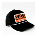 Wood Is Wonderful Black Richardson Trucker Hat