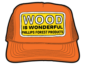 Buy orange-oranges Wood is Wonderful™ Hat Magnet