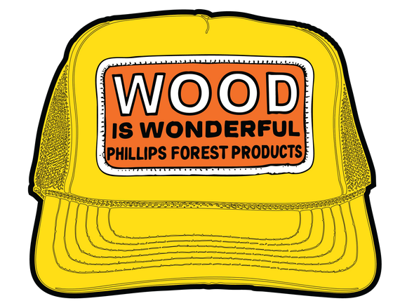 Wood is Wonderful™ Hat Magnet