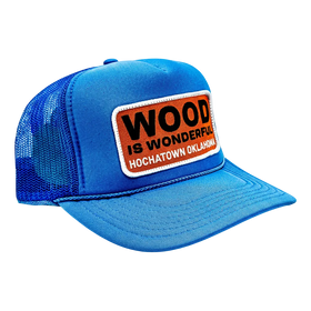 Wood Is Wonderful Hochatown Blue Otto Trucker Hat - 0