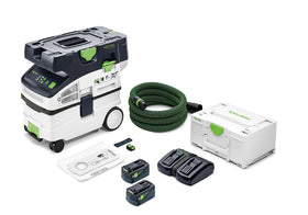 Festool Cordless Mobile Dust Extractor CTC MIDI I HEPA-Plus Set 577506 KIT
