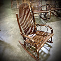 Walnut willow branch rocking chair. 