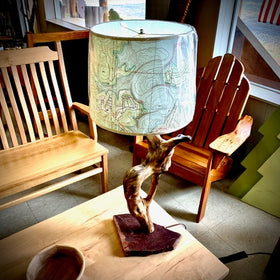 Wooden base Table Lamp