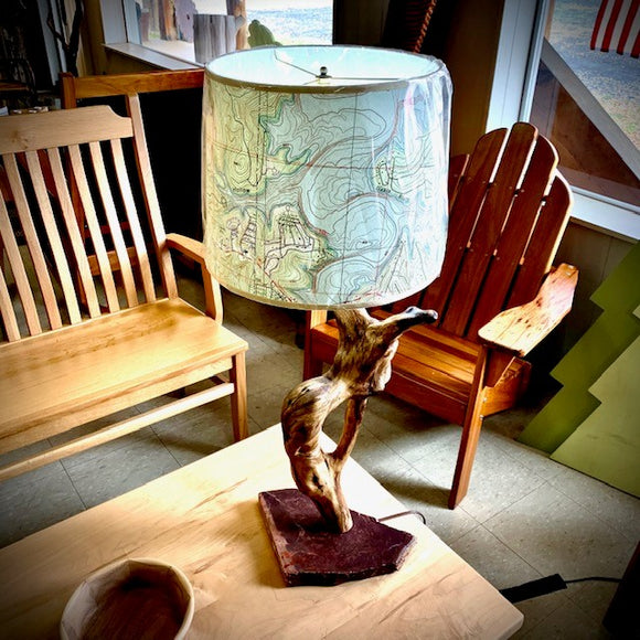 Wooden base Table Lamp