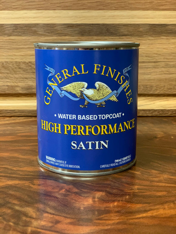 General Finishes High Performance Water Based Topcoats