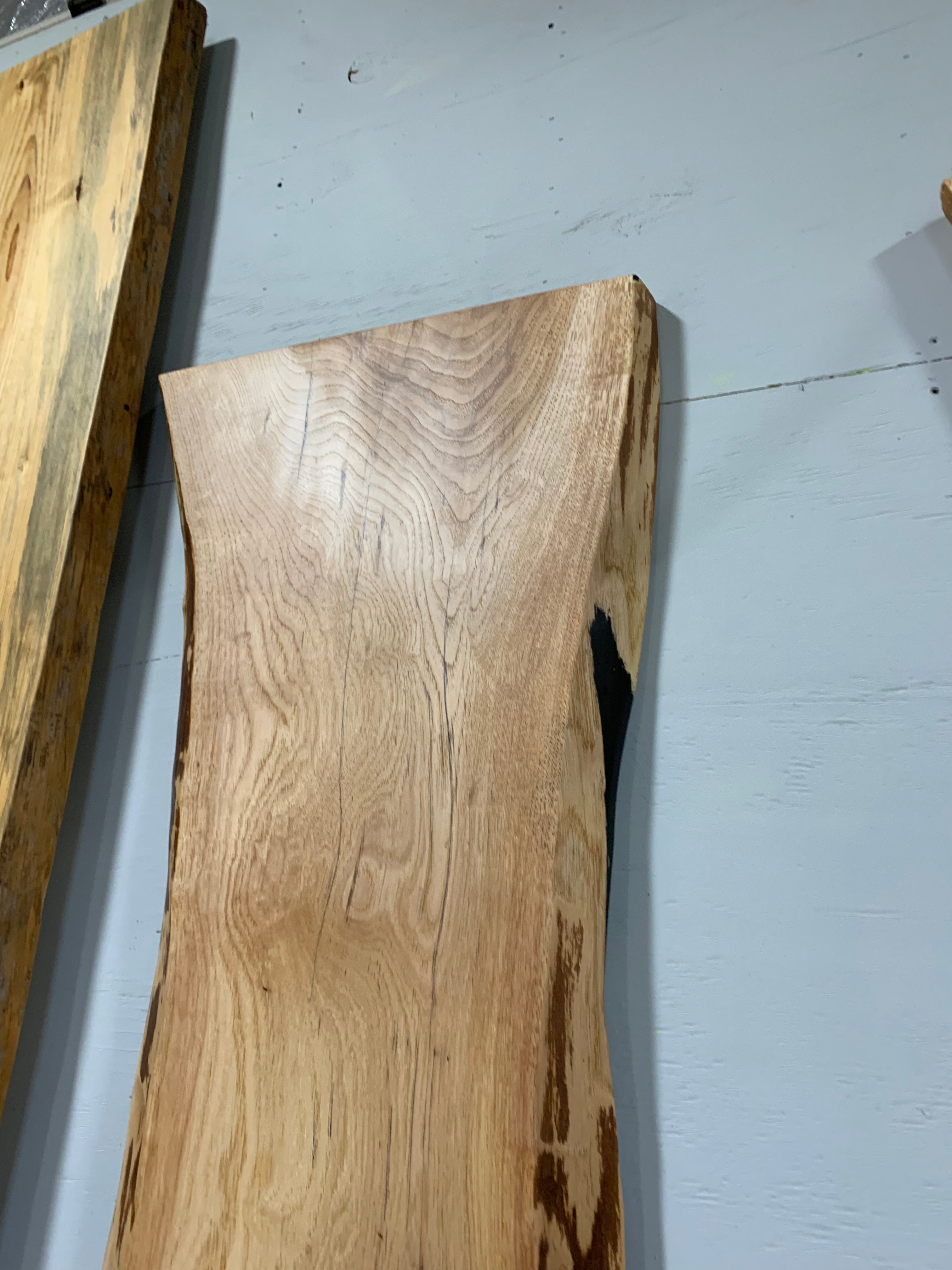 Live Edge Pecan Slab - 0
