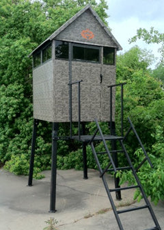 An Antler Shed Deer Blind on a five foot base. 