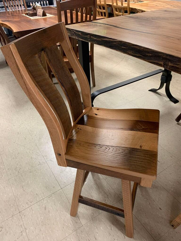 Reclaimed White Oak High Chair