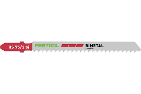 Festool 204336 HS75/3bi Plastic-Cutting Jigsaw Blades, 3 Inch, 8 TPI, 5-pack