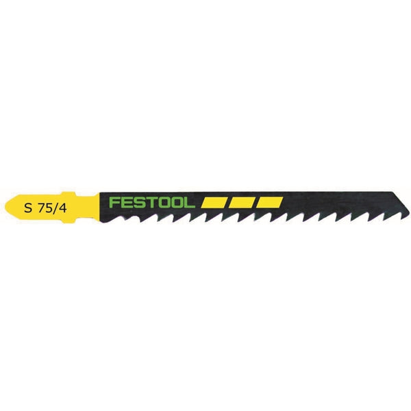 Festool 204305 S75/4 Clean-Cut Jigsaw Blades, 3 Inch, 6 TPI, 5-Pack