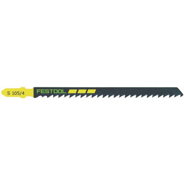 Festool 204315 S 105/4 Fast-Cutting Jigsaw Blades, 4 1/8 Inch, 6 TPI, 5-pack