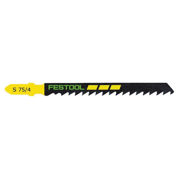 Festool 204306 S 75/4 Clean-Cut Jigsaw Blades, 3 Inch, 6 TPI, 25-Pack