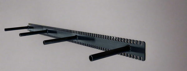 A solid metal floating mantel bracket for fireplace mantel