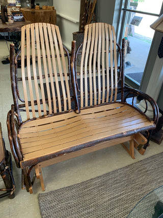 Oak With Willow Accents Double Rocker