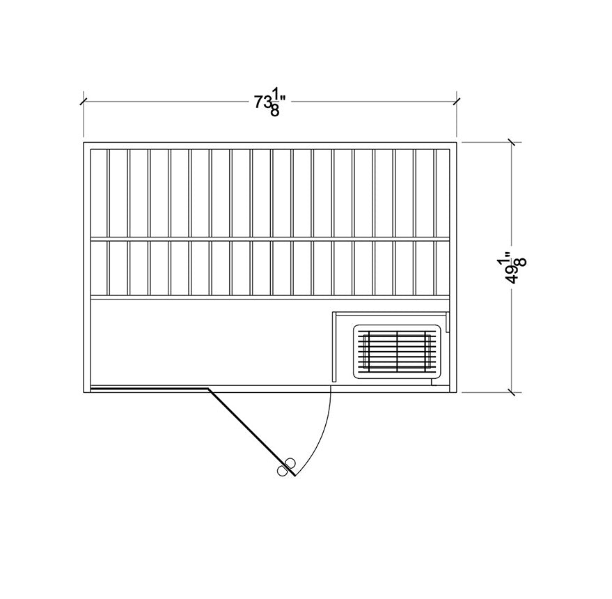 Hallmark 46 Sauna (HM46) - 0