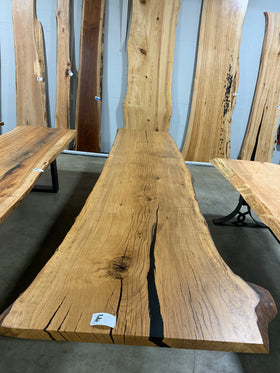 Live Edge Post Oak Slab