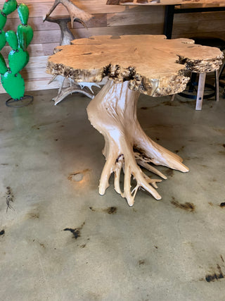 Maple Burl Sofa Table