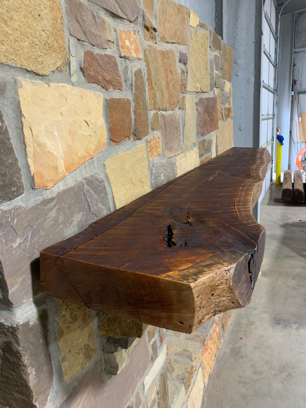 Live Edge Cherry Mantel