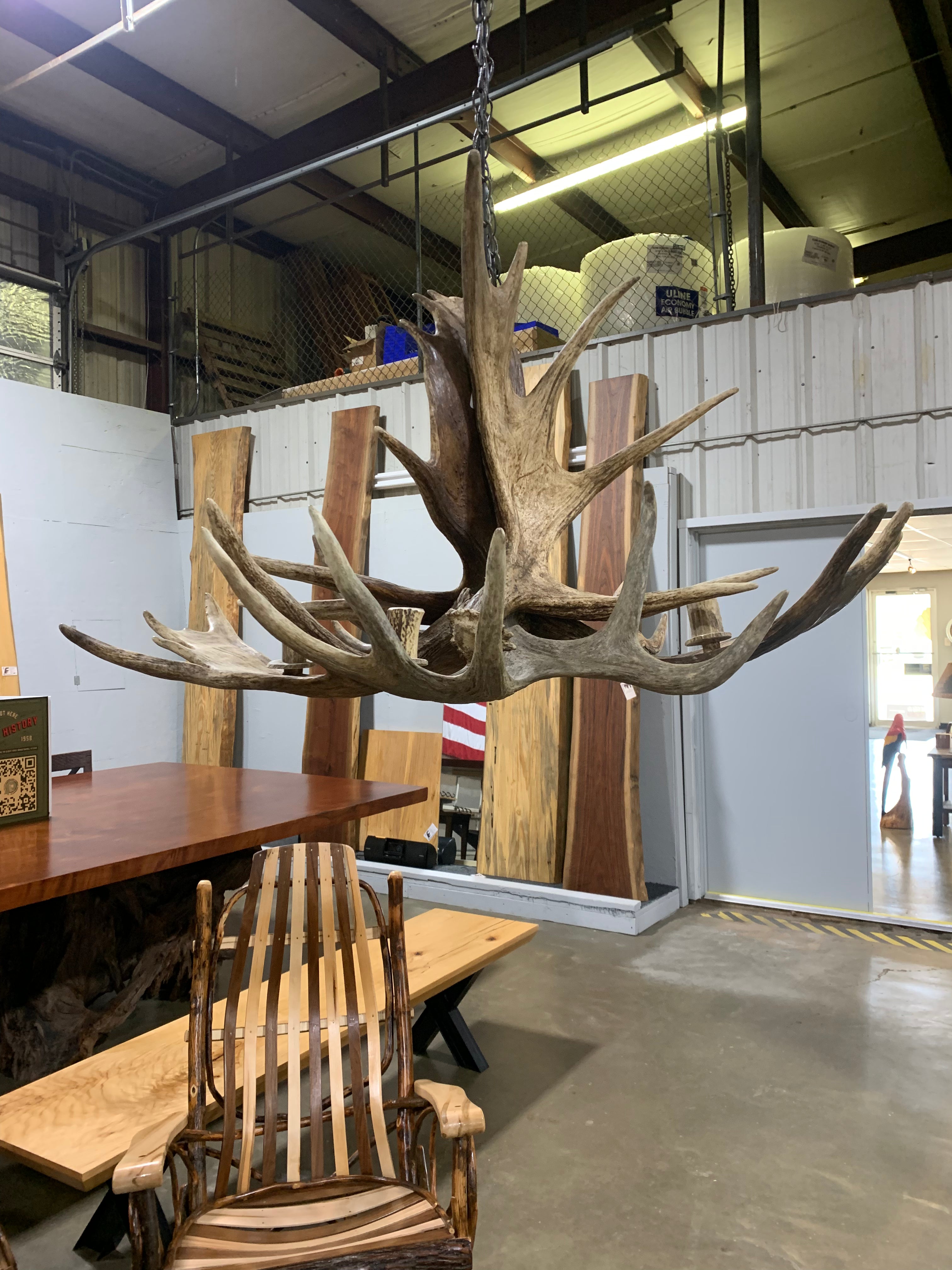 Moose Antler Chandelier