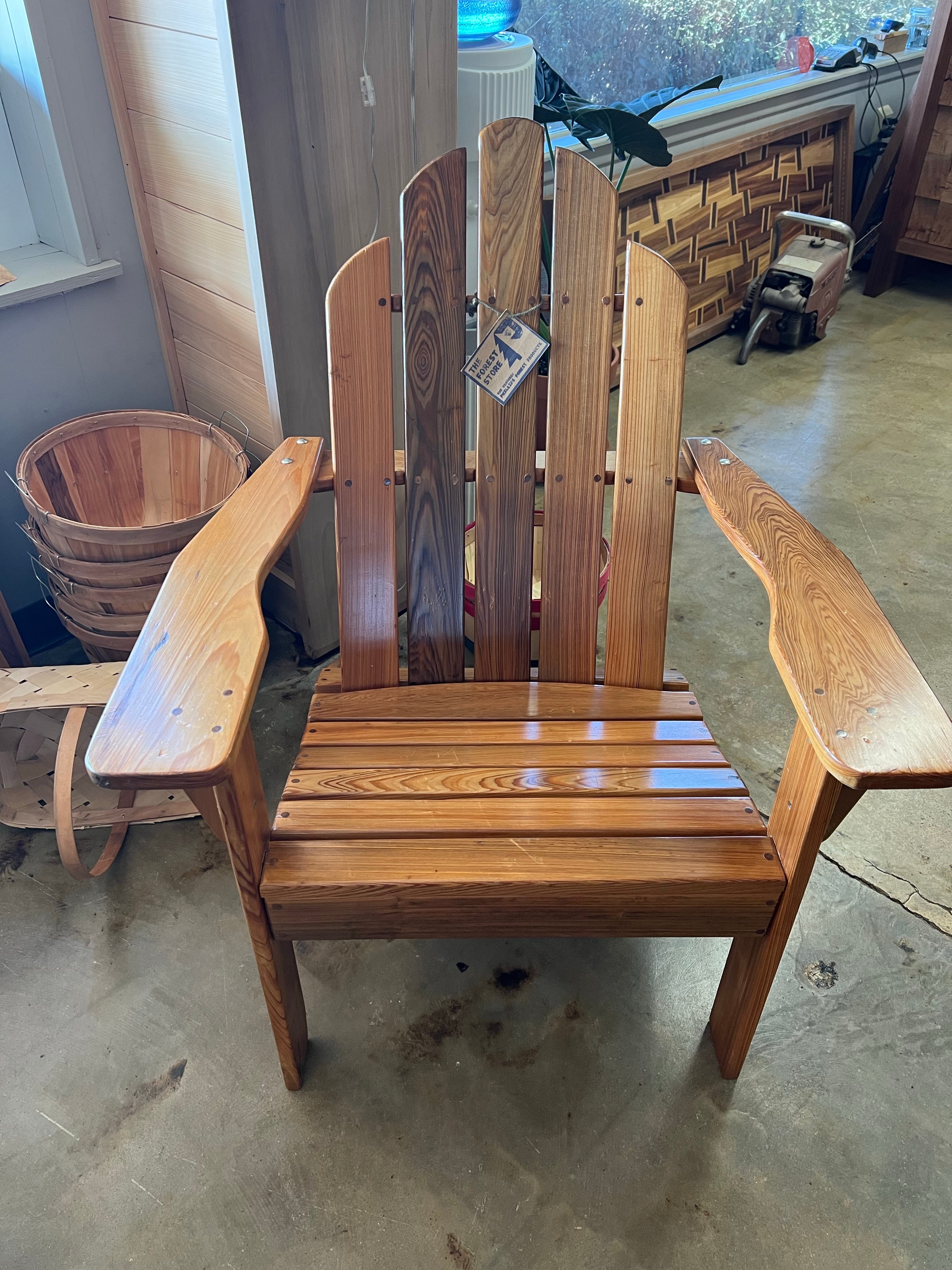 Sinker Cypress Adirondack Chair - 0