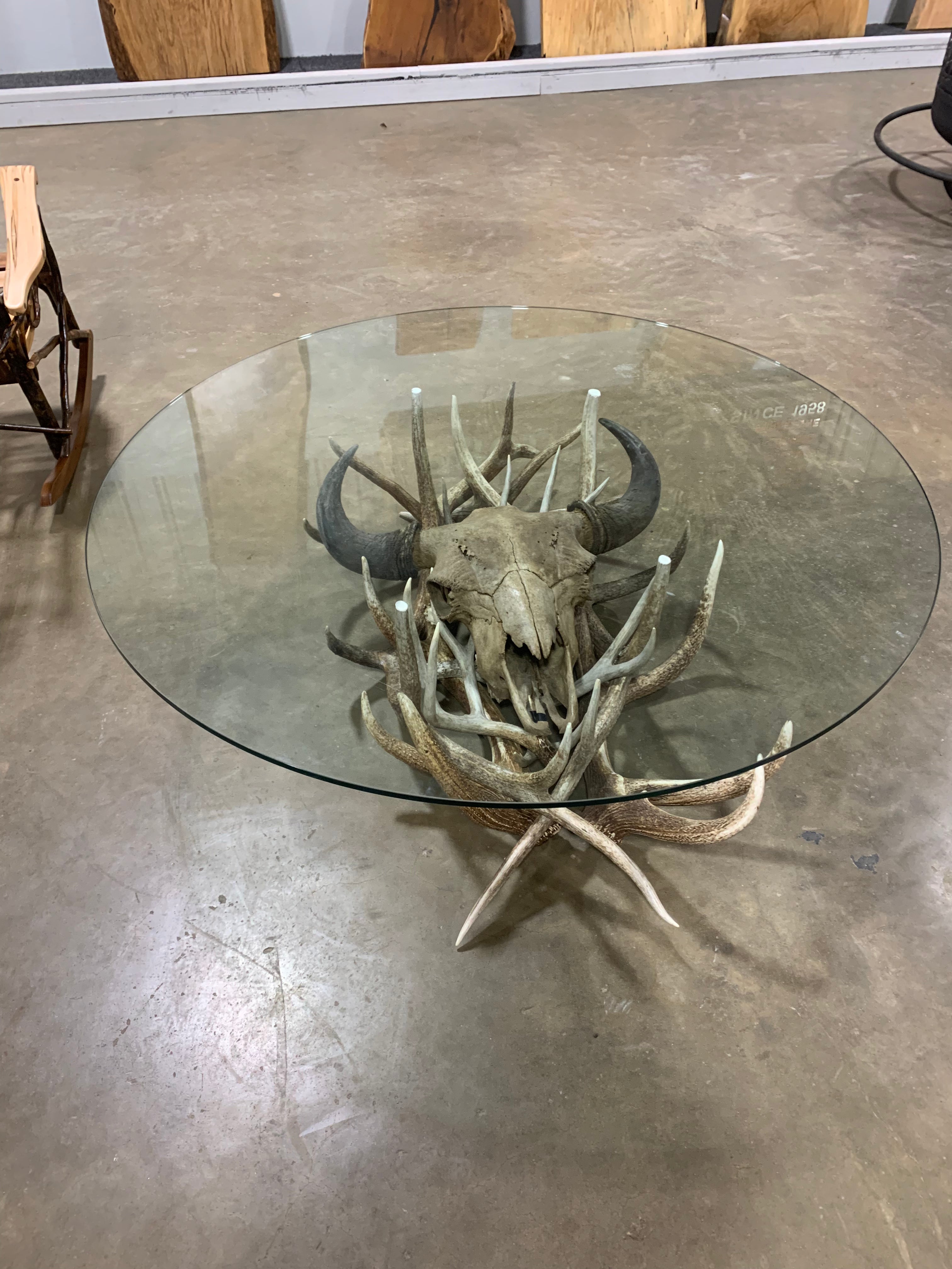 Bison Skull Coffee Table - 0