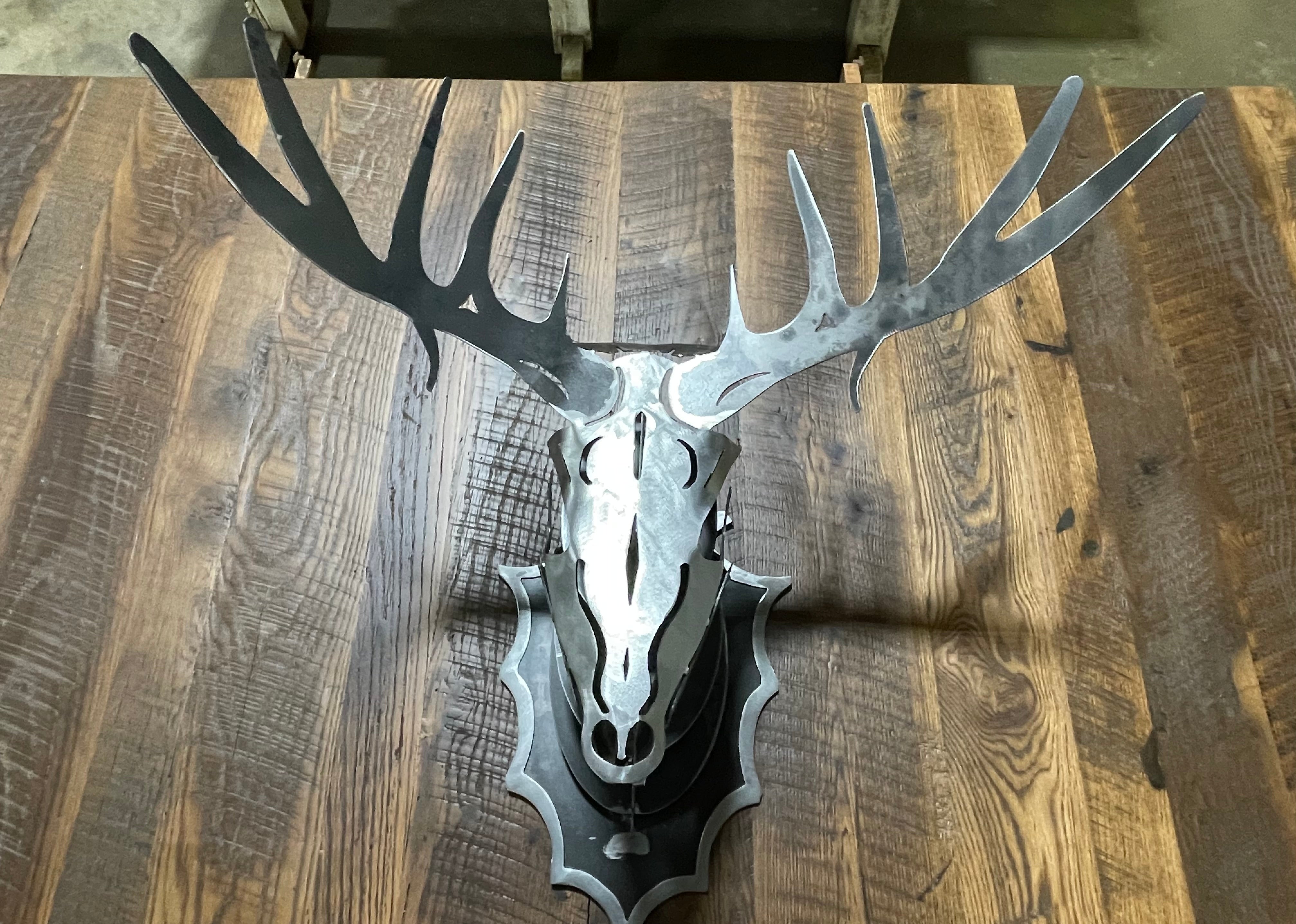 Metal Deer Head Mount