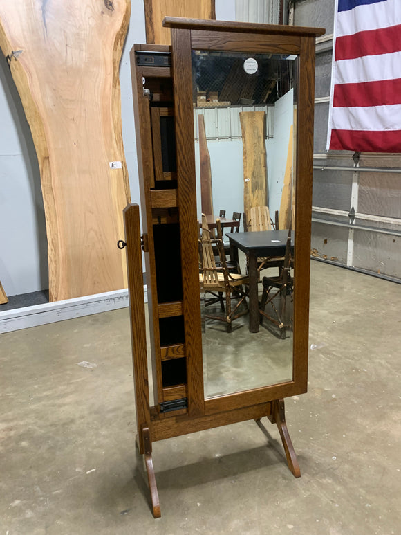 Jewelry Cabinet - Red Oak