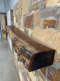 Live Edge Walnut Fireplace Mantel