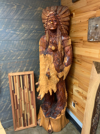 Carved Wooden Indian