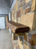 Live Edge Walnut Fireplace Mantel