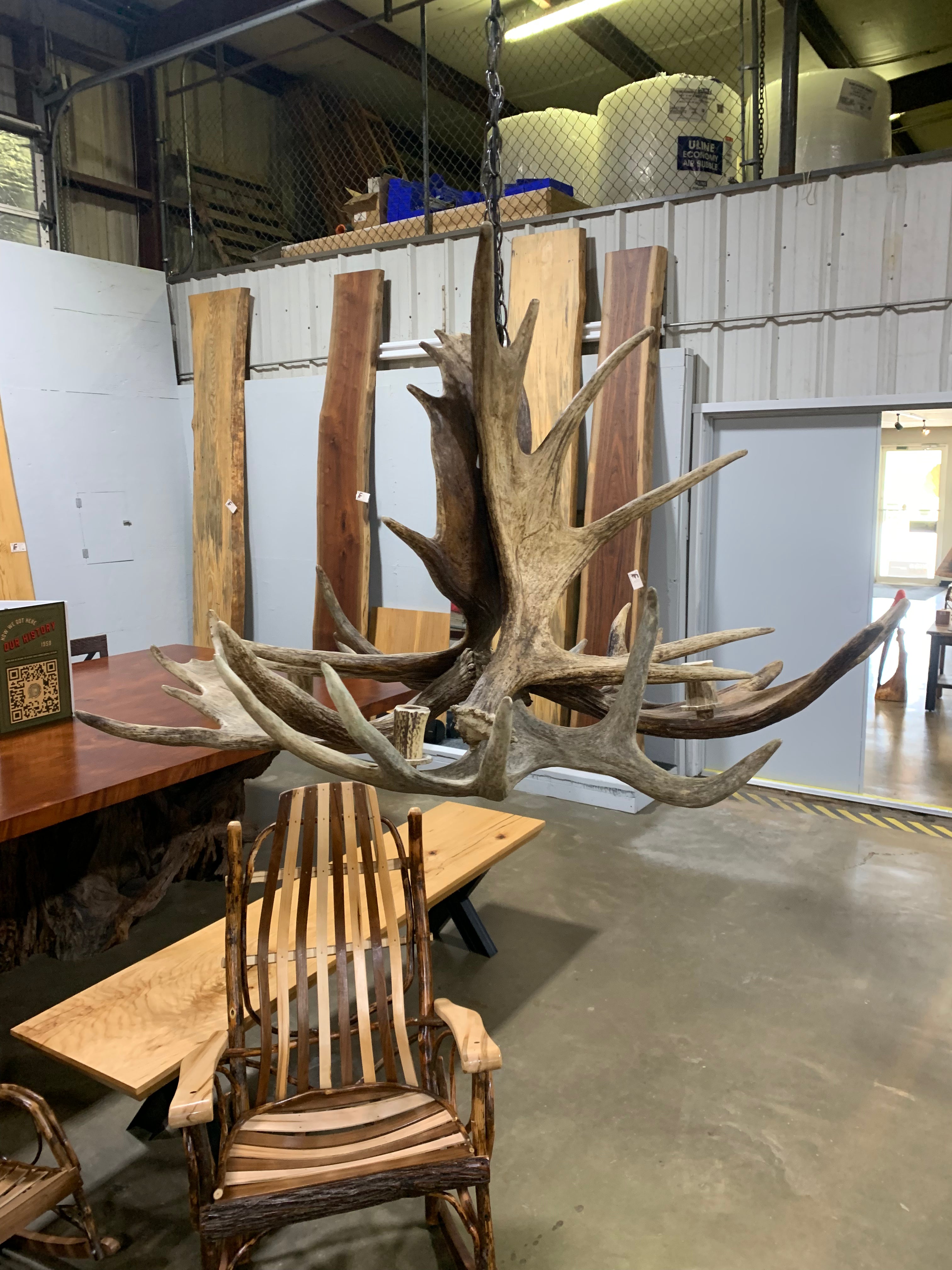 Moose Antler Chandelier - 0