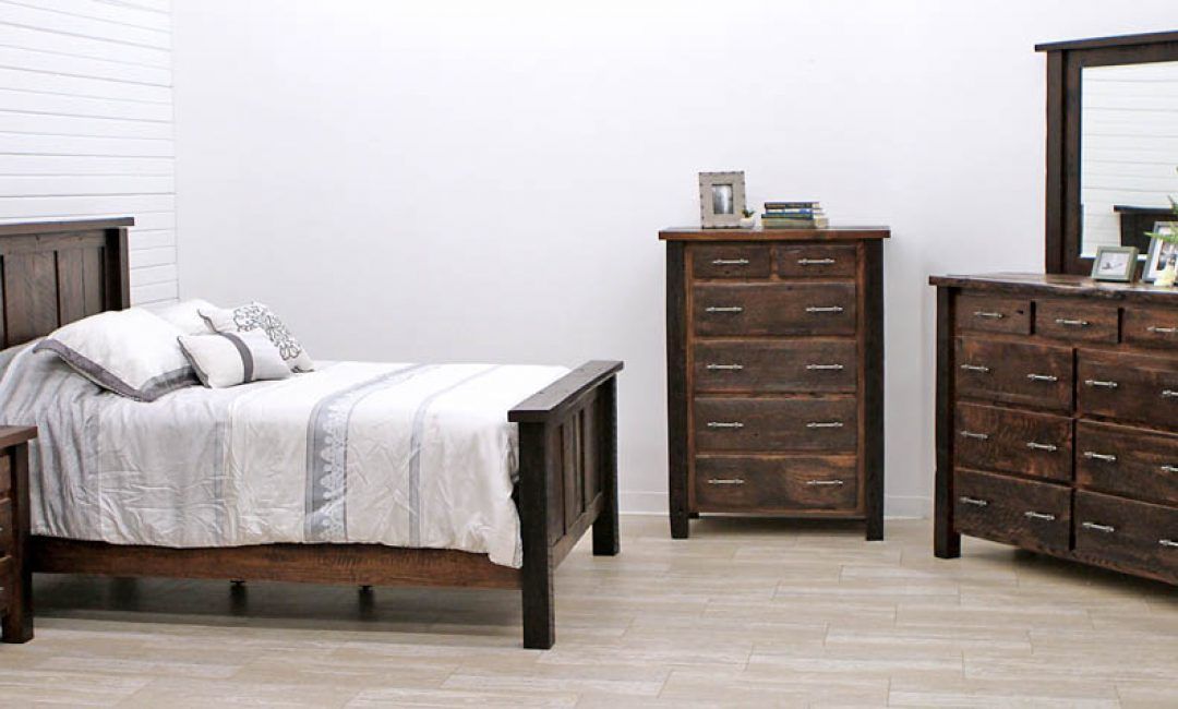 Silverton Rustic Queen Size Bed Frame - 0